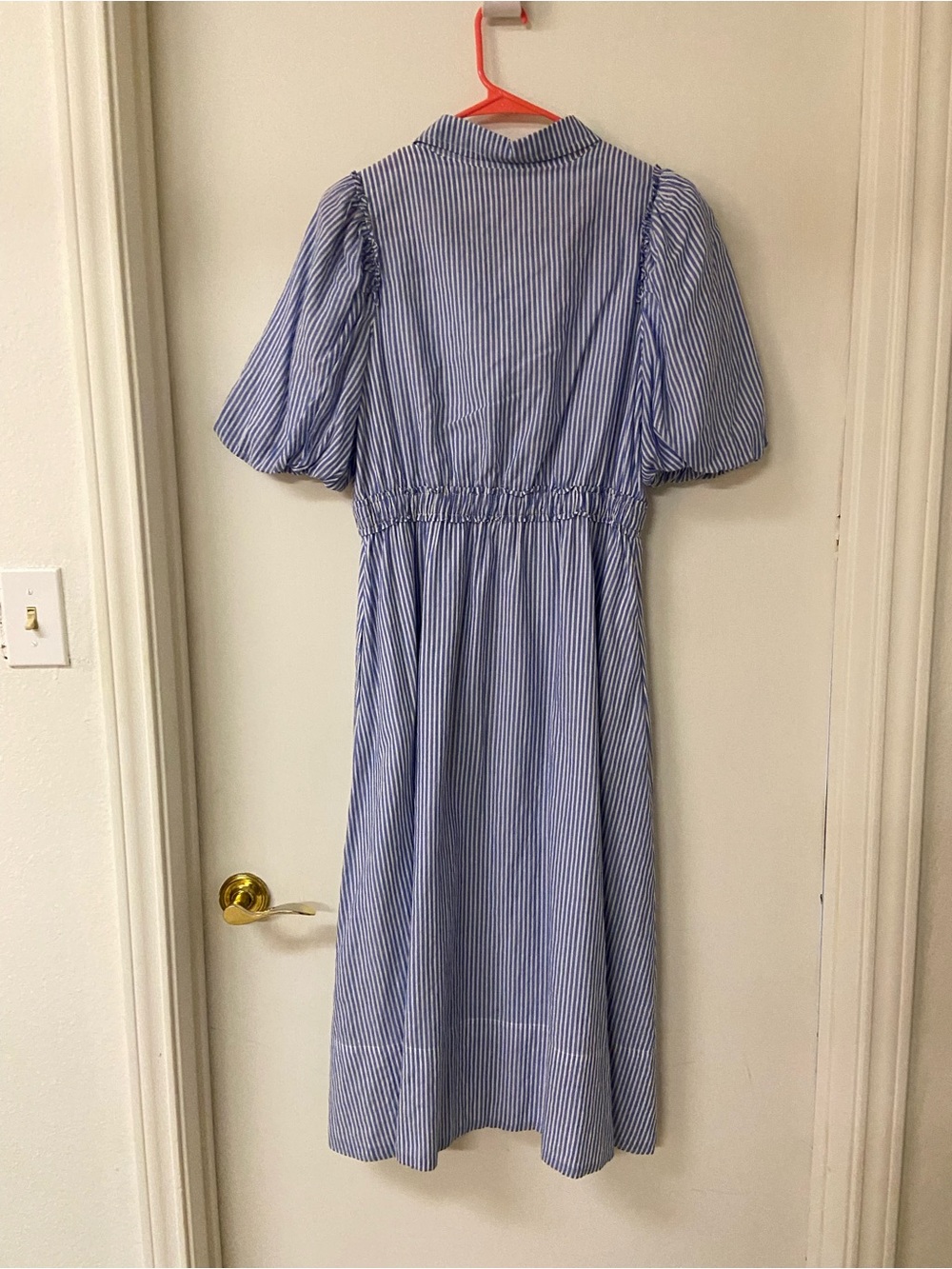 Lilly Pulitzer Tassie Midi Dress Oxford Stripe Coastal Blue Size 6 cotton - Picture 5 of 6